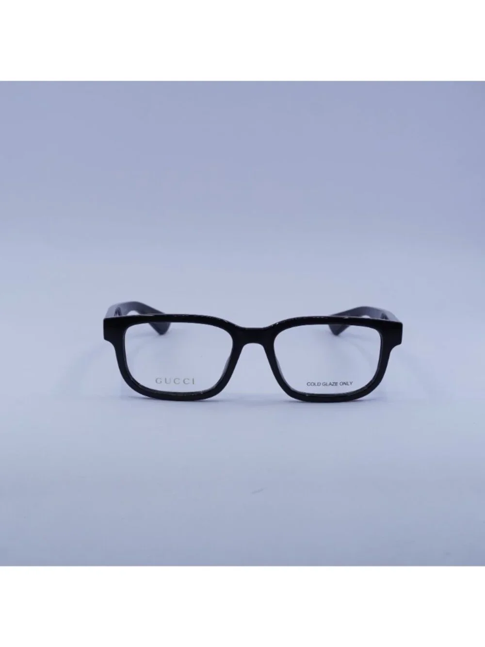 Gucci GG1584O 001 Eyeglasses Shiny Black 53mm Rectangle Frame
